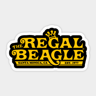 The Regal Beagle Santa Monica California Pub Sticker